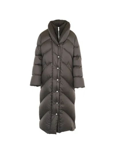 Add Quilted-down Ped Coat In Gray