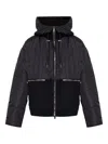 Add Quited-pattern Ped Jacket In Animal Print