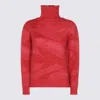 Add Roll-neck Patterned Sweater In Multi