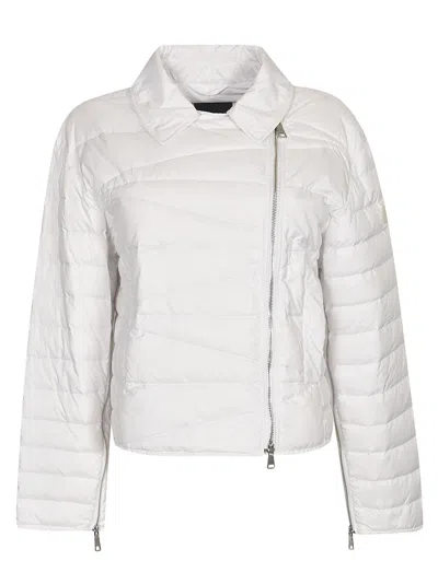 Add Regular Zipped Ped Jacket In White