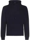 Add Dark Blue Cotton Sweatshirt In Blue