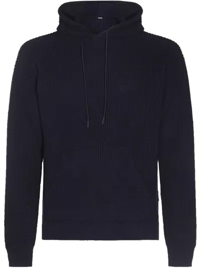 ADD RIBBED-KNIT HOODIE