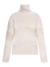 Add Roll-neck Patterned Sweater In Multi