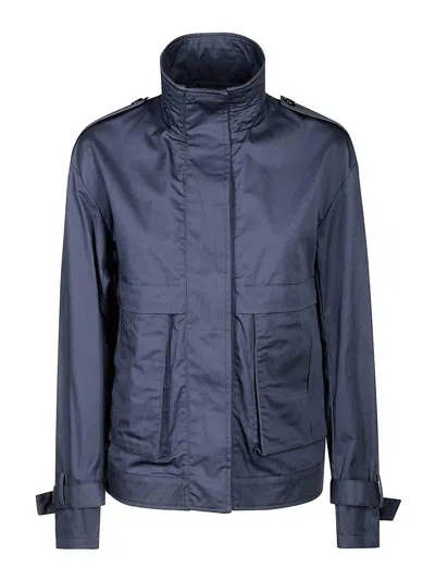 Add Sahariana Jacket In Blue