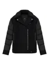Add Shearling Panelled Jacket In Black