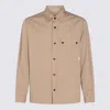 Add Modern Cotton Shirt With Classic Collar In Neutral