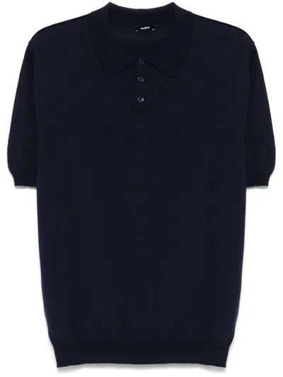 Add Short Sleeve Polo In Blue