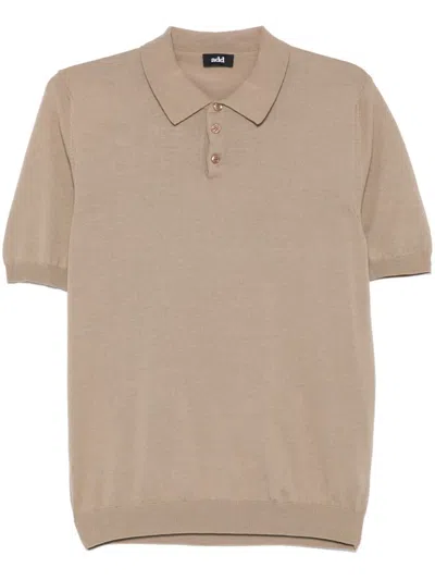 Add Short Sleeve Polo In Brown
