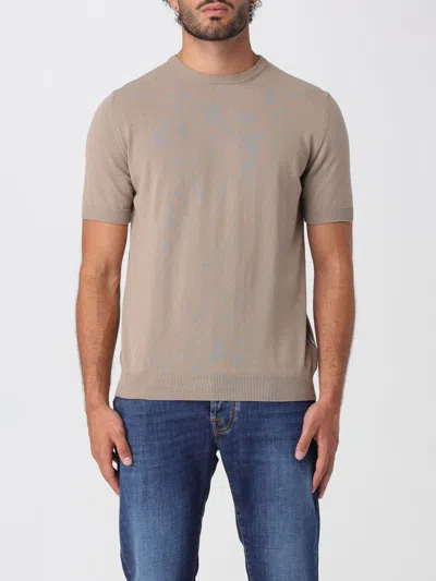 Add T-shirt  Men Color Brown In Neutral