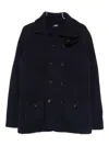Add Tailored Men's Coat With Structured Silhouette And Minimal Detailing In Black