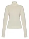 Add Turtleneck Long-sleeve Sweater In Neutral