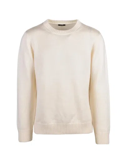 Add Ultrafine Merino Wool Crewneck Sweater In Neutral