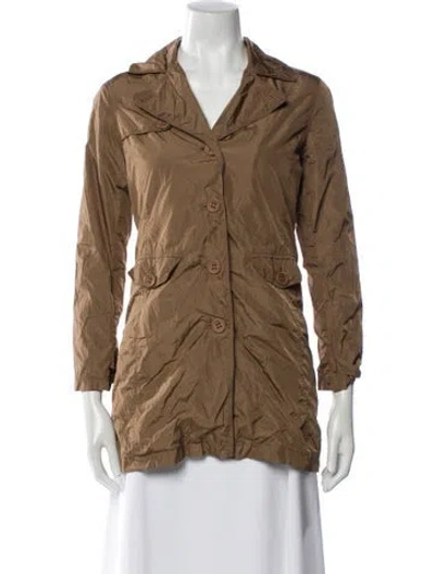 Pre-owned Add Vintage Nylon Coat In Brown