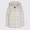 Add Hooded Puffer Coat In White