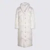 Add Cocoon Rice Long Down Jacket In White