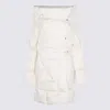 Add White Down Jacket In Black