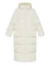 Add Zip-fastening Ped Coat In White