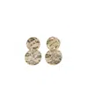 Addicted2 Women's Golden Sun Earrings Gold Plated In Gold