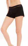 Addiction Douceur Short In Black In Black