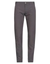 Addiction Man Pants Brown Size 28 Cotton, Polyester, Polyamide In Brown