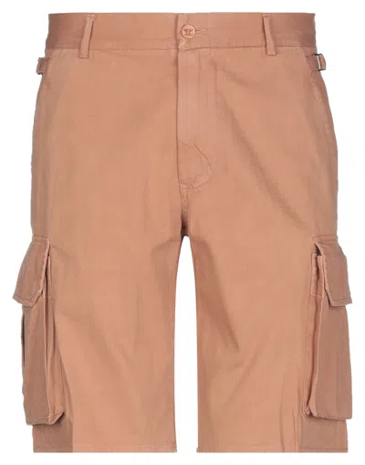 ADDICTION ADDICTION MAN SHORTS & BERMUDA SHORTS CAMEL SIZE 30 COTTON,13544086QH 3