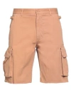 Addiction Man Shorts & Bermuda Shorts Camel Size 32 Cotton In Beige