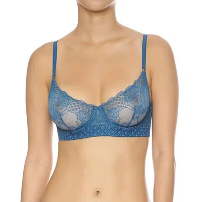 Addiction Nouvelle Lingerie Capri Underwire Bra In Teal In Blue