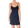 Addiction Nouvelle Lingerie Douceur Soft Camisole Dress In Navy In Blue