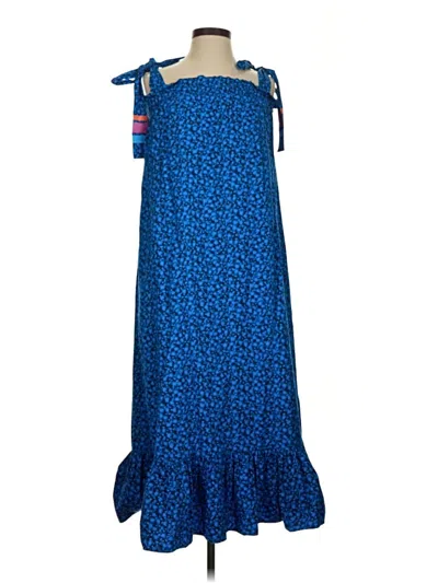 Pre-owned Addison Bay Casual Dress In Blue