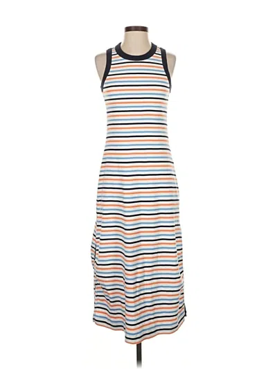 Pre-owned Addison Bay Casual Dress In White