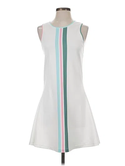 Pre-owned Addison Bay Casual Dress In White