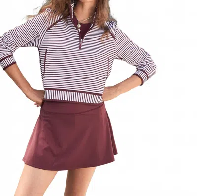 Addison Bay Flounce Skort In Lacquer In Multi