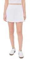 Addison Bay Flounce Skort Super White In Super White