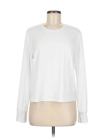 Pre-owned Addison Bay Long Sleeve T-shirt In White