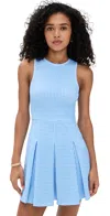 Addison Bay Racquet Dress Cerulean Gingham In Blue