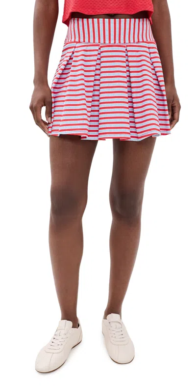 Addison Bay Racquet Skort Ruby Hatch In Pattern