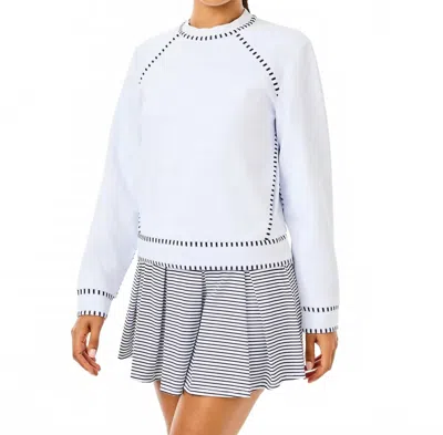 Addison Bay Scuba Light Bainbridge Crewneck Sweatshirt In White