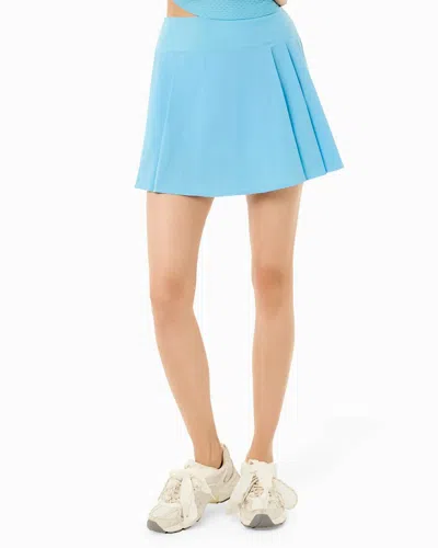 Addison Bay Sport Light 15in Baseline Skort In Vintage Blue