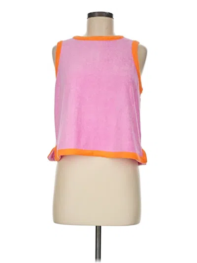 Pre-owned Addison Bay Sweater Vest In Pink