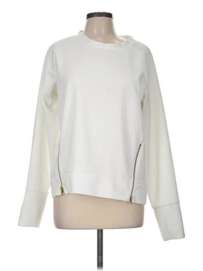 Pre-owned Addison Bay Sweatshirt In White
