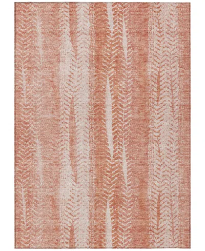 Addison Chantille Acn694 2'6"x3'10" Area Rug In Coral
