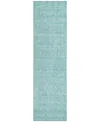 Addison Chantille Acn703 2'3"x7'6" Runner Area Rug In Aqua