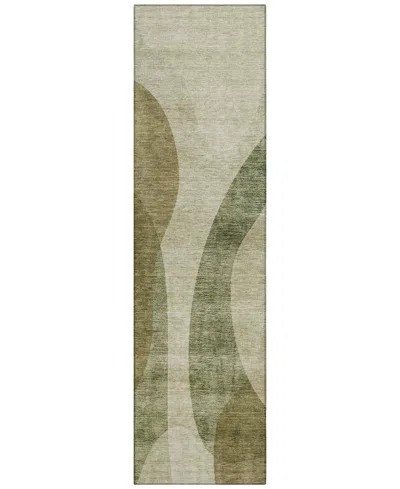 Addison Chantille Acn657 2'3"x7'6" Runner Area Rug In Beige