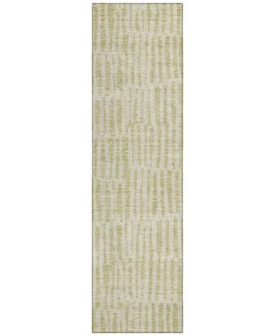 Addison Chantille Acn674 2'3"x7'6" Runner Area Rug In Beige