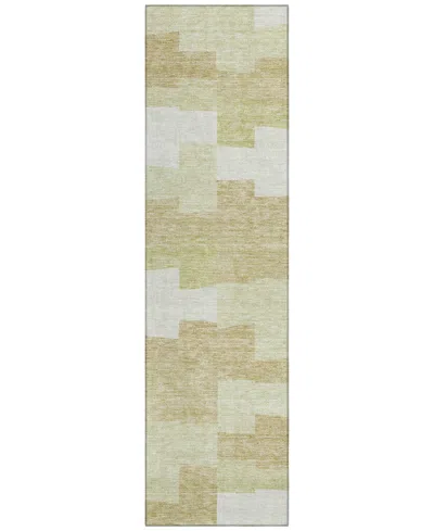 Addison Chantille Acn659 2'3"x7'6" Runner Area Rug In Beige