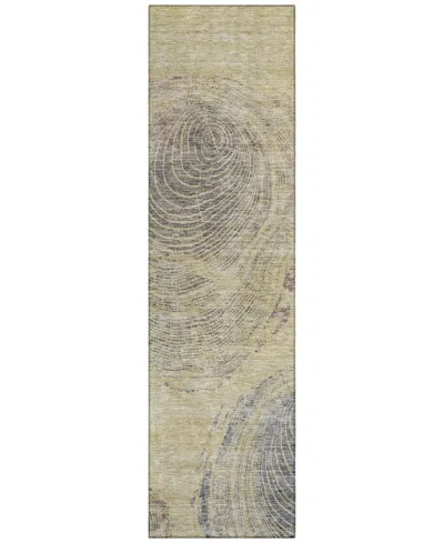 Addison Chantille Acn713 2'3"x7'6" Runner Area Rug In Beige