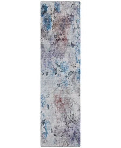 Addison Chantille Acn724 2'3"x7'6" Runner Area Rug In Blue