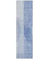 Addison Chantille Acn676 2'3"x7'6" Runner Area Rug In Blue