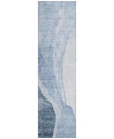 Addison Chantille Acn667 2'3"x7'6" Runner Area Rug In Blue