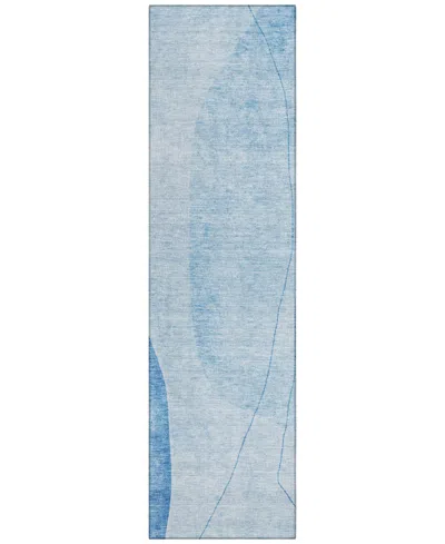 Addison Chantille Acn696 2'3"x7'6" Runner Area Rug In Blue